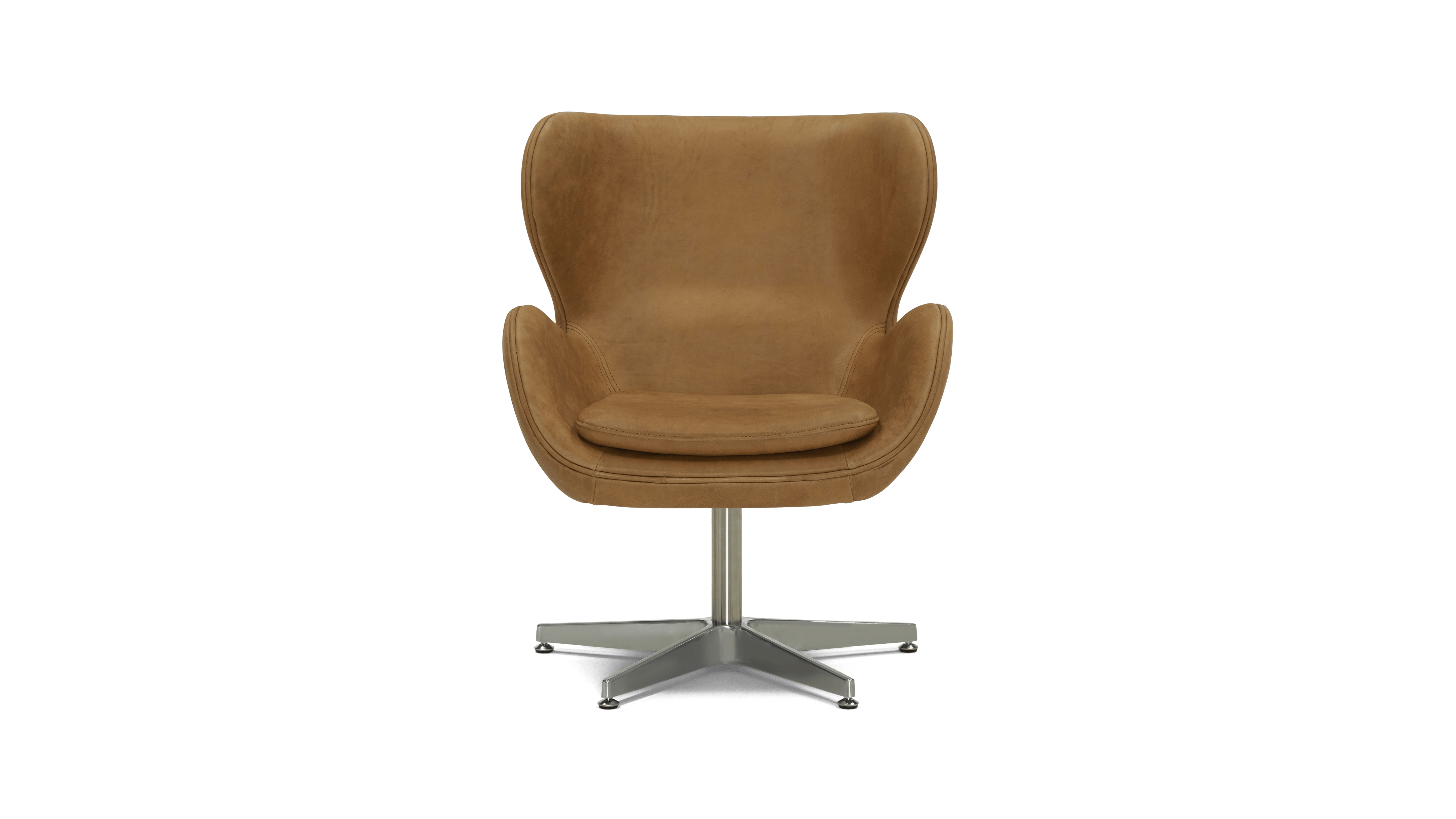 Dixie Leather Swivel Chair Joybird