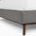 hopson bed taylor felt grey