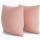 decorative knife edge pillows %28set 2%29 royale blush