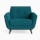 hughes chair key largo zenith teal