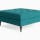 eliot ottoman lucky turquoise