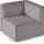 logan corner chair taylor felt grey