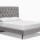 helmsworth bed taylor felt grey