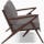 soto concave loveseat taylor felt grey