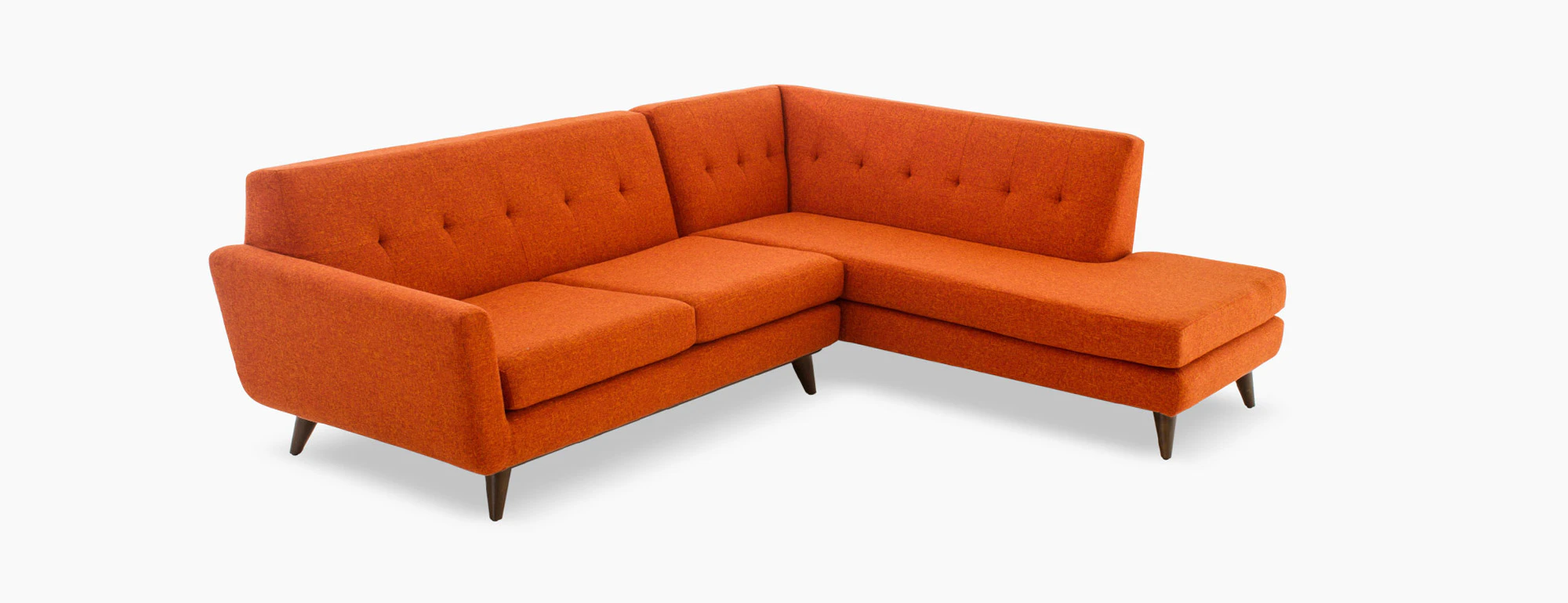 Hughes Sectional With Bumper 2 Piece Joybird