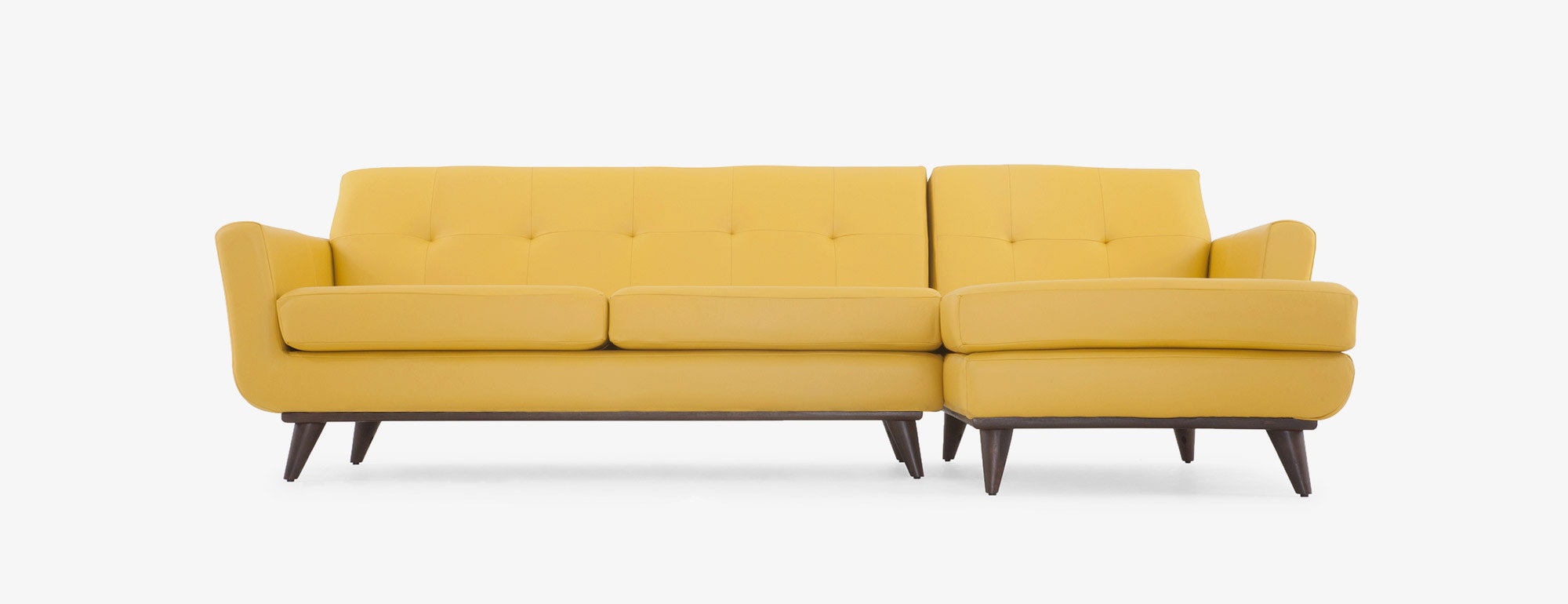 Hughes Leather Sectional Joybird