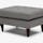 Eliot Ottoman Taylor Felt Grey